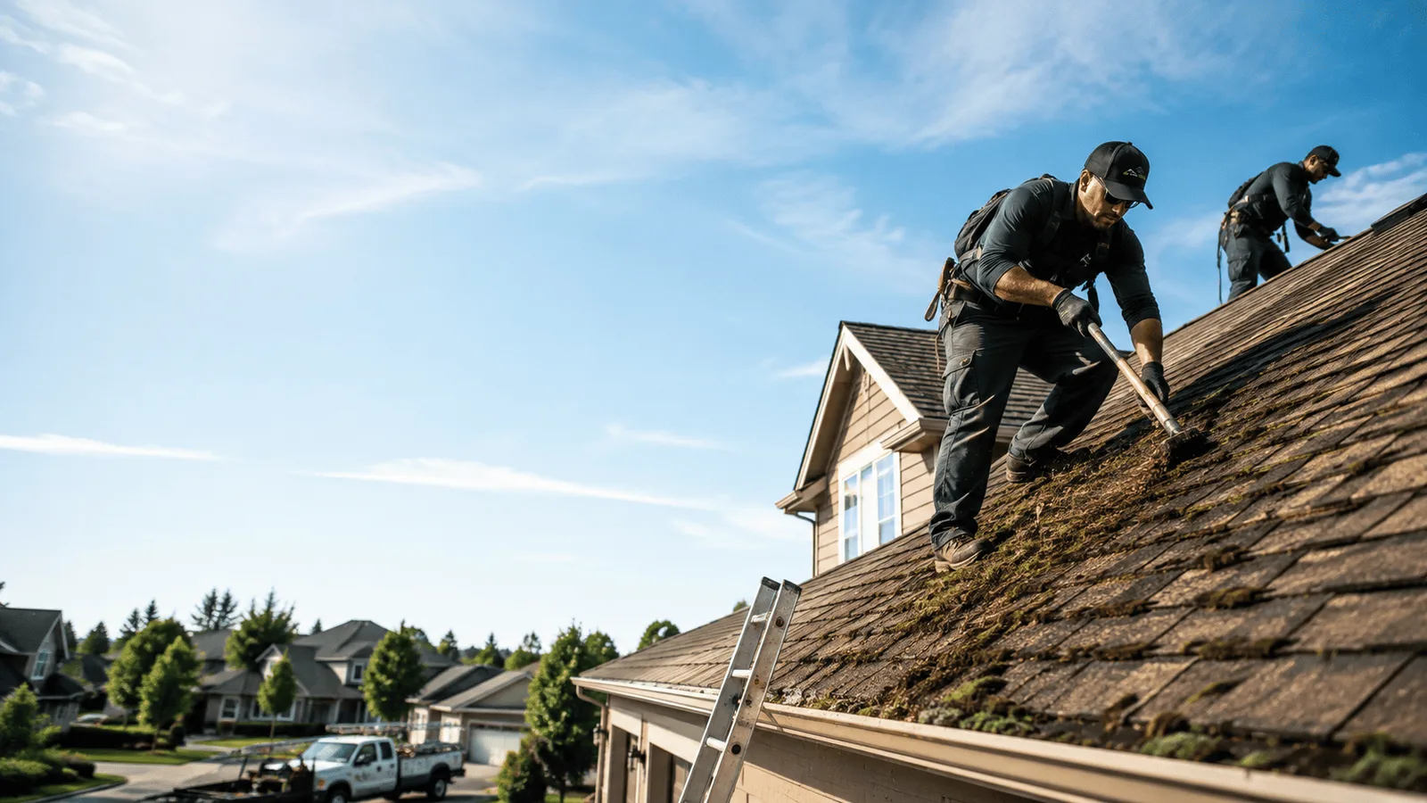 Roof Moss Removal in Burbank, OK near me